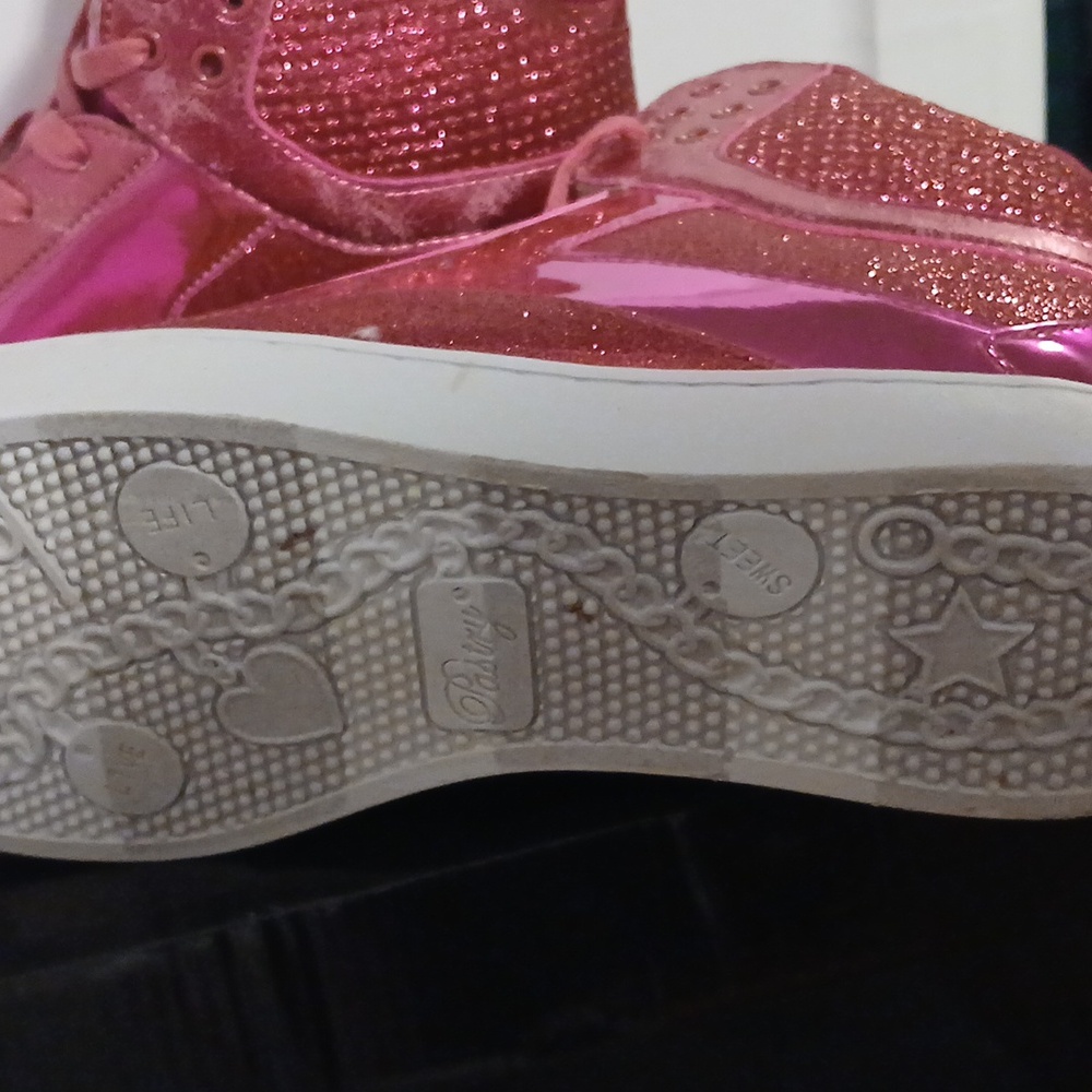 Pastry Fushia Pink Hi top Sneakers. Sz. 11M - Picture 5 of 5